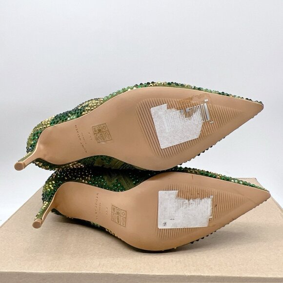 Kurt Geiger London Belgravia Camouflage Crystal Camo Booties EU 36.5 US 6.5 NEW - Picture 9 of 13